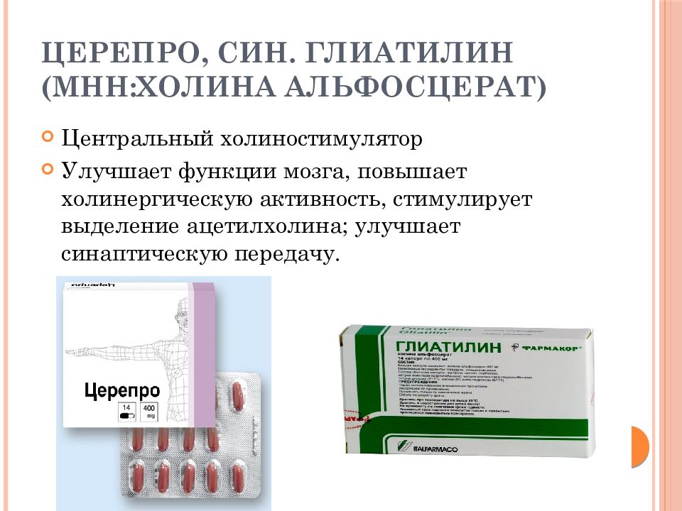 Глиатилин или церепро что лучше и эффективнее. Глиатилин Церепро 400. Ацетилхолин препараты. Ацетилхолин препараты таблетки. Глиатилин инструкция.