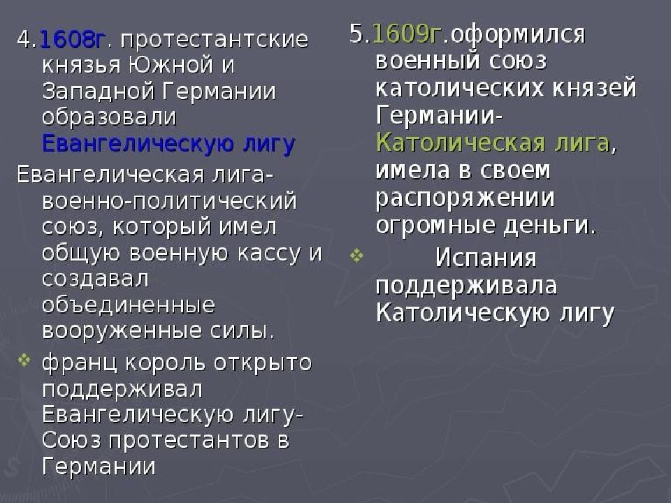 30-летняя война — презентация