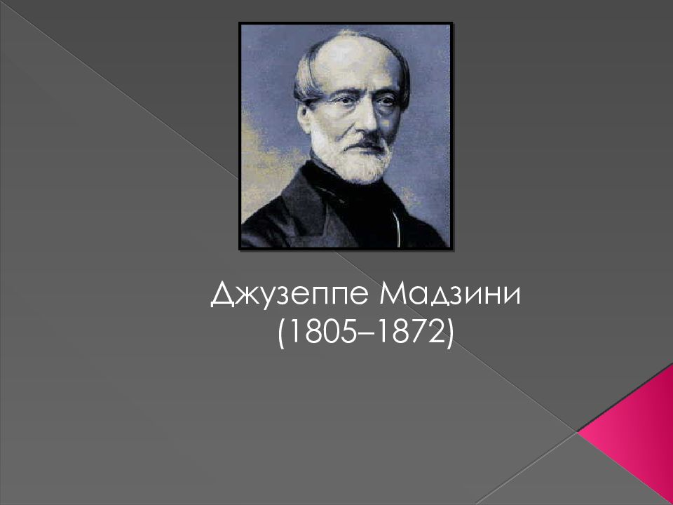 Джузеппе Мадзини (1805–1872)