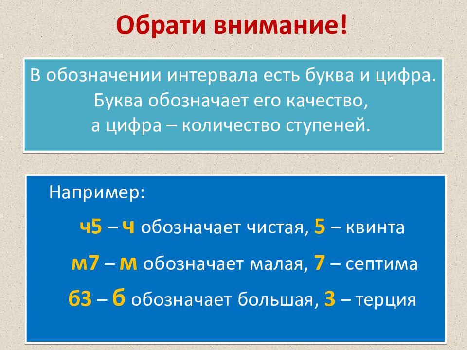 Интервал в презентации