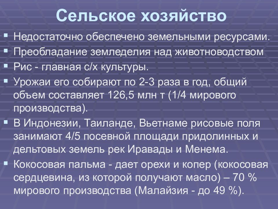 Страны юго восточной азии особенности населения