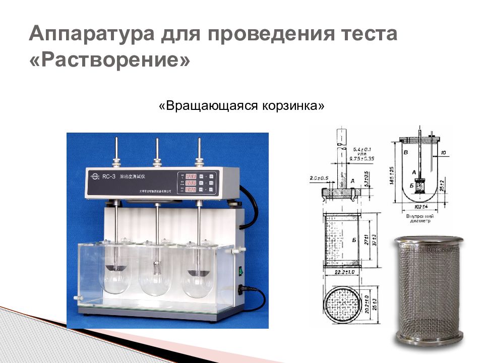 Проведения теста. Вращающаяся корзинка тест растворение. Вращающаяся корзинка. Аппарат вращающаяся корзинка. Вращающаяся корзинка растворение аппарат.