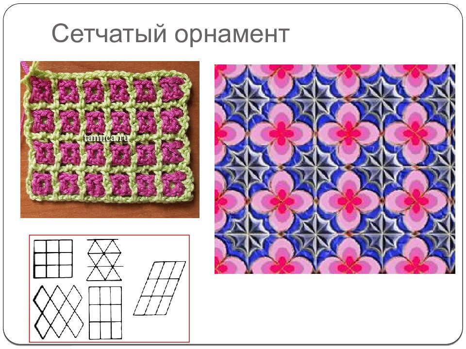 Сетчатый орнамент презентация