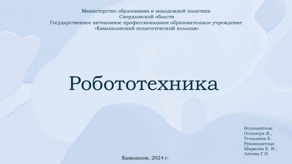 Министерство образования и молодежной политики Свердловской