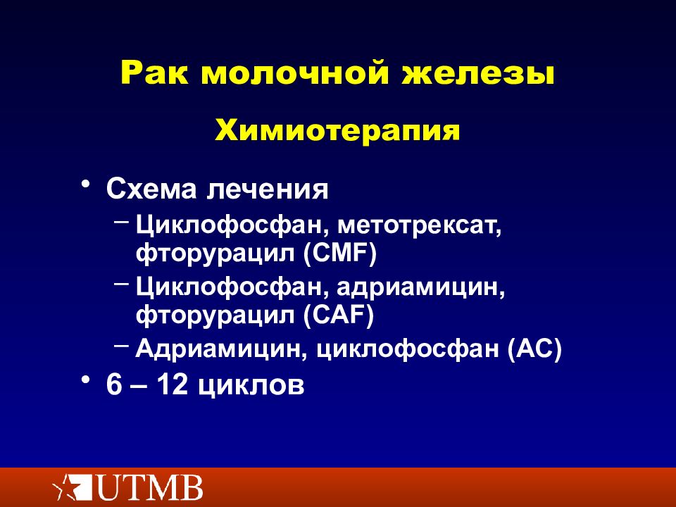 Caf схема химиотерапии