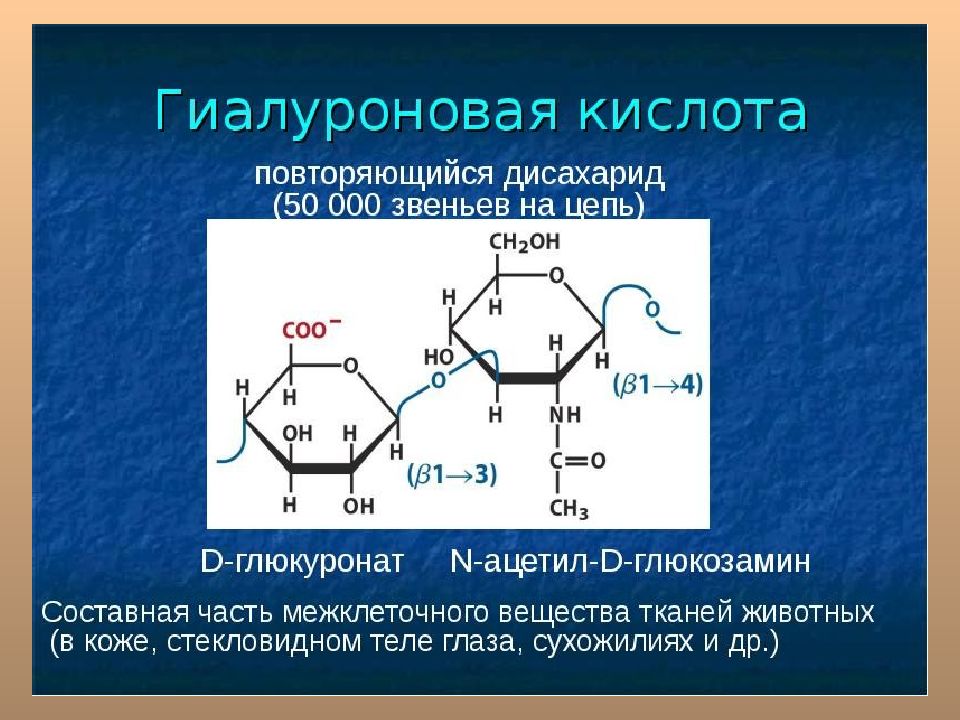 Схему связывания концевого остатка цепи гиалуроновой кислоты с тетрасахаридным фрагментом