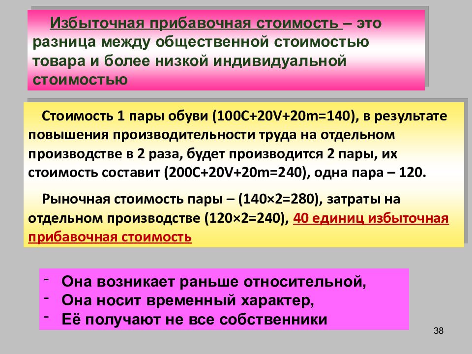 Избытки производства. Избыточная прибавочная стоимость. Теория прибавочной стоимости. Формы прибавочной стоимости. Капиталистические средства производства.