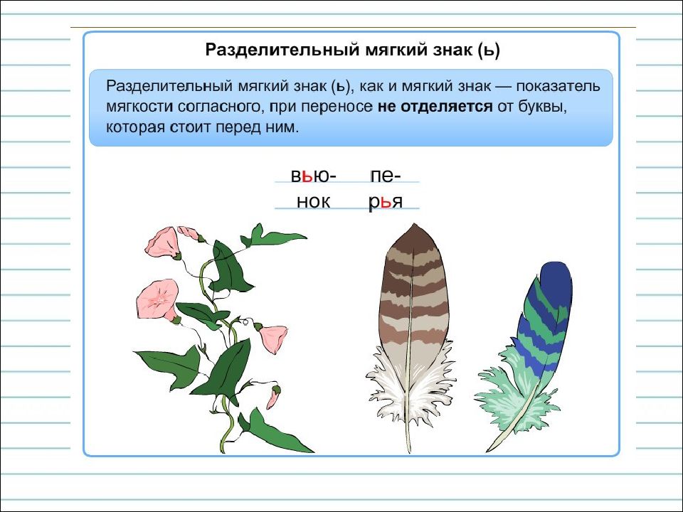 Презентация 2 класс правописание слов с разделительным мягким знаком 2 класс