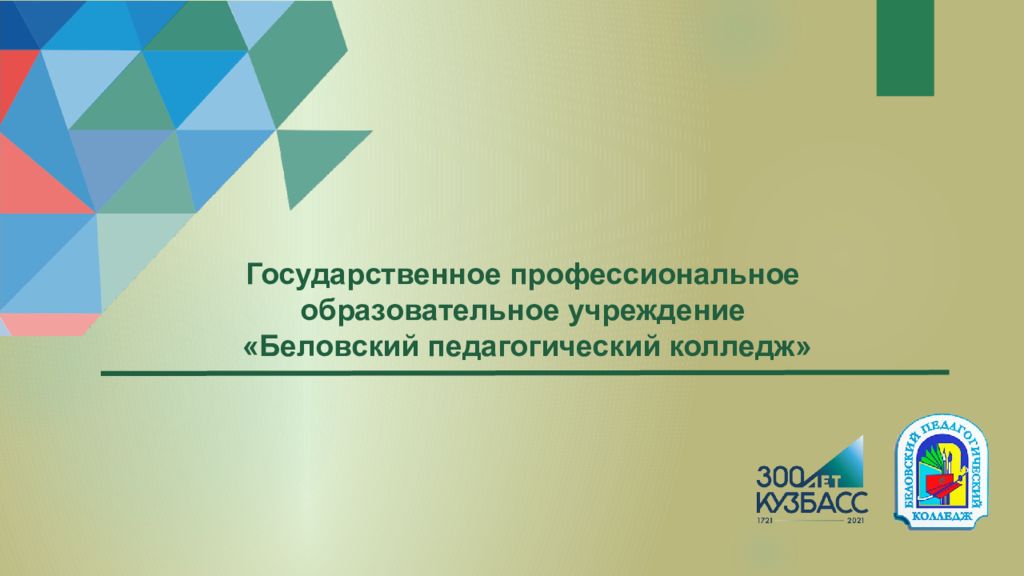 Государственное профессиональное образовательное