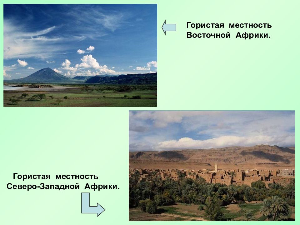 Гористая местность Восточной Африки. Рельеф Западной Африки и Восточной. Восточно-африканское плоскогорье полезные ископаемые. Рельеф Западной Африки 7 класс.