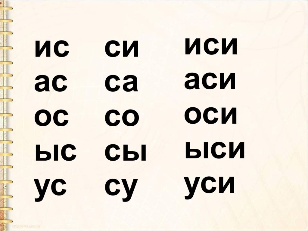 Слог сы. Слог са. Слоги са со Су си. Слоги с буквой с са со сы. Са со Су.