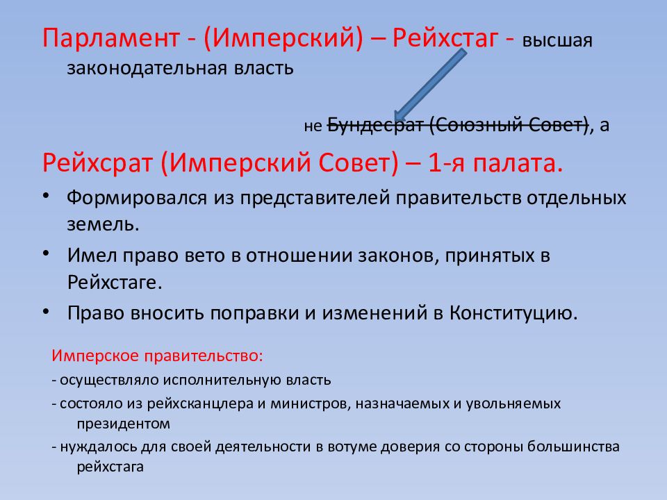 Веймарская конституция презентация