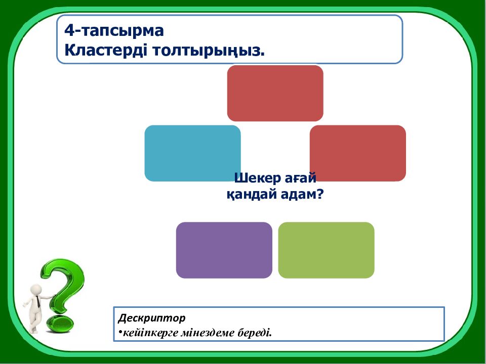 8-бөлім Болашақ мамандықтары А. Машанов «Жер астына саяхат» Сабақтың