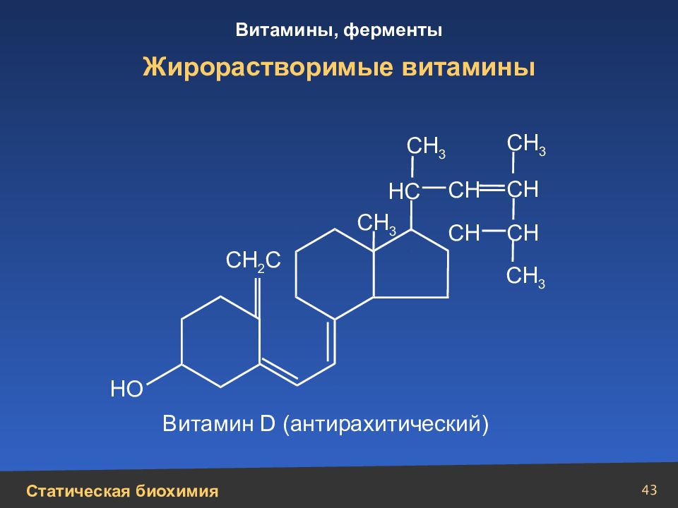 Биороль витаминов презентация