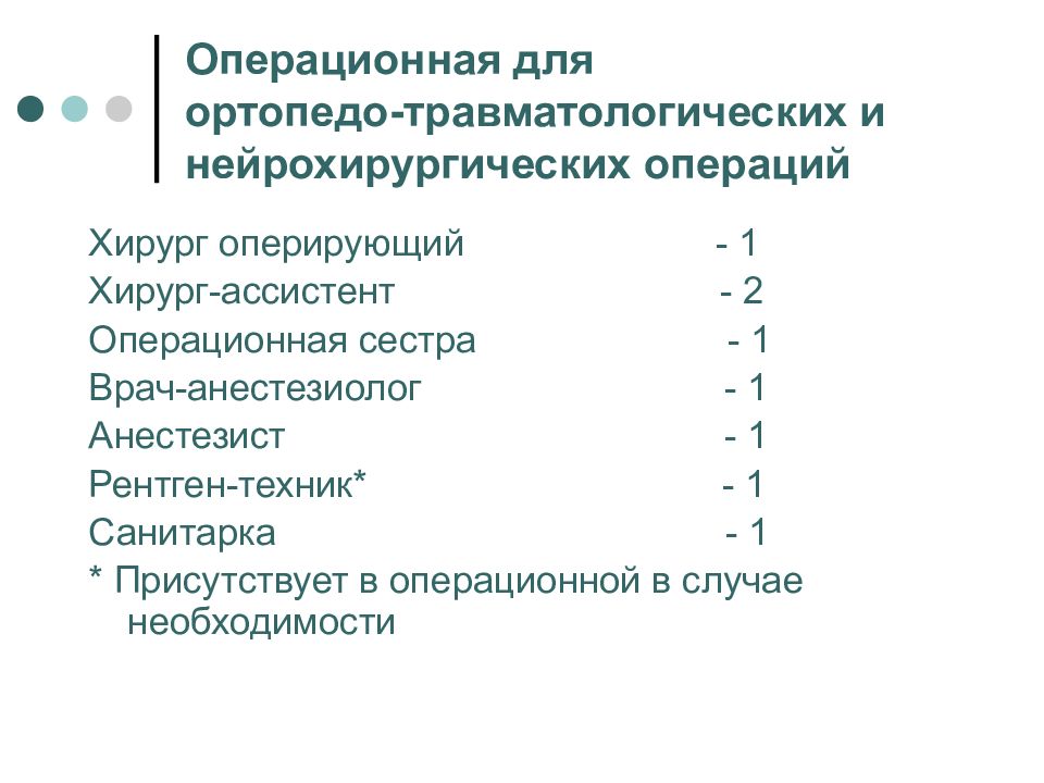 Устройство операции. Категории сложности травматологических операций. Категории сложности нейрохирургических операций. Правила ассистирования хирургу.