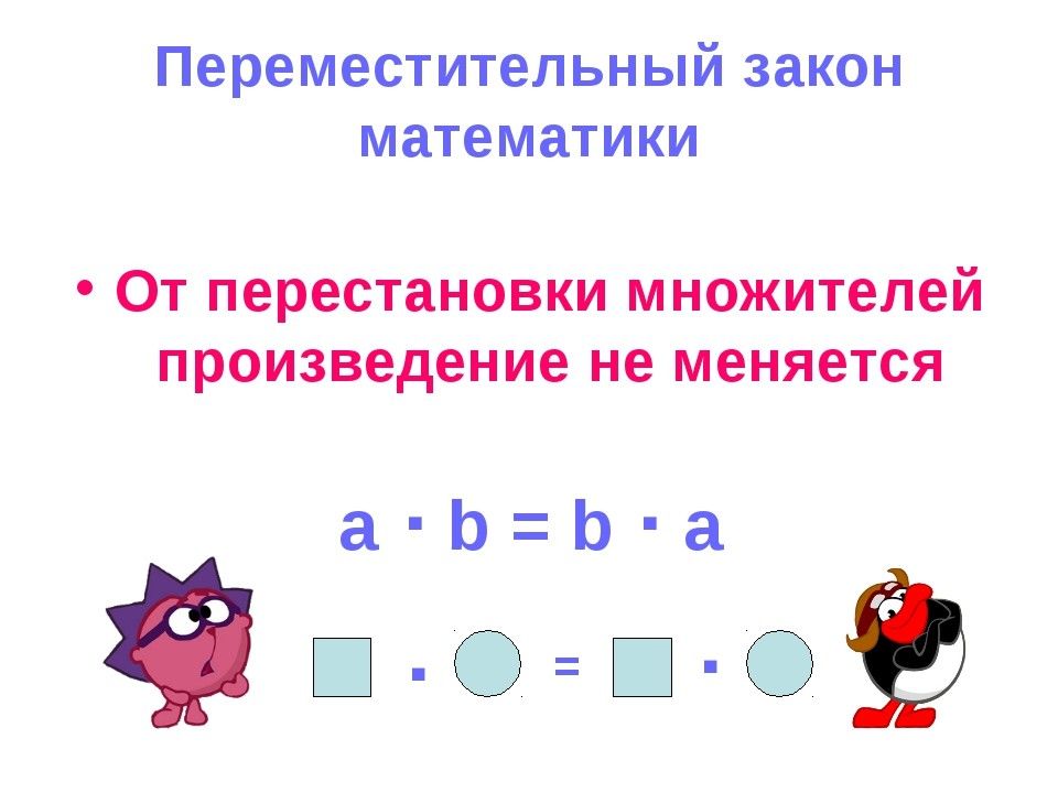 Переместительное свойство умножения петерсон 2 класс презентация