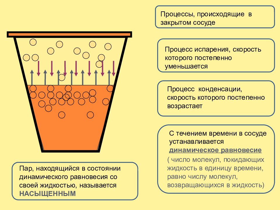 Насыщенные пары кипение