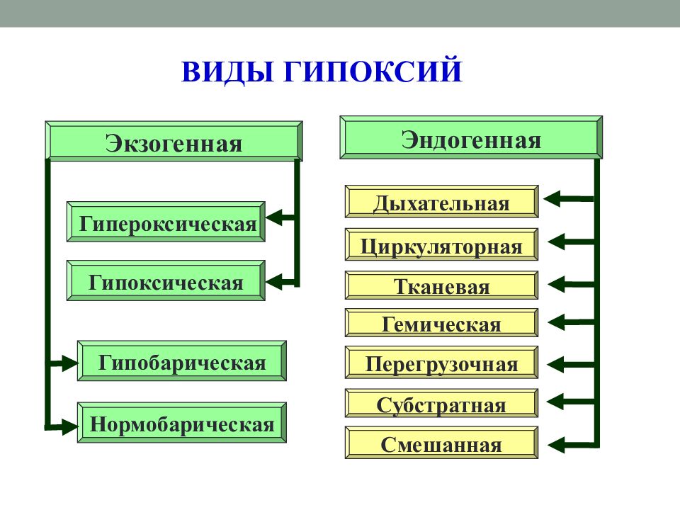 Гипоксия патология презентация