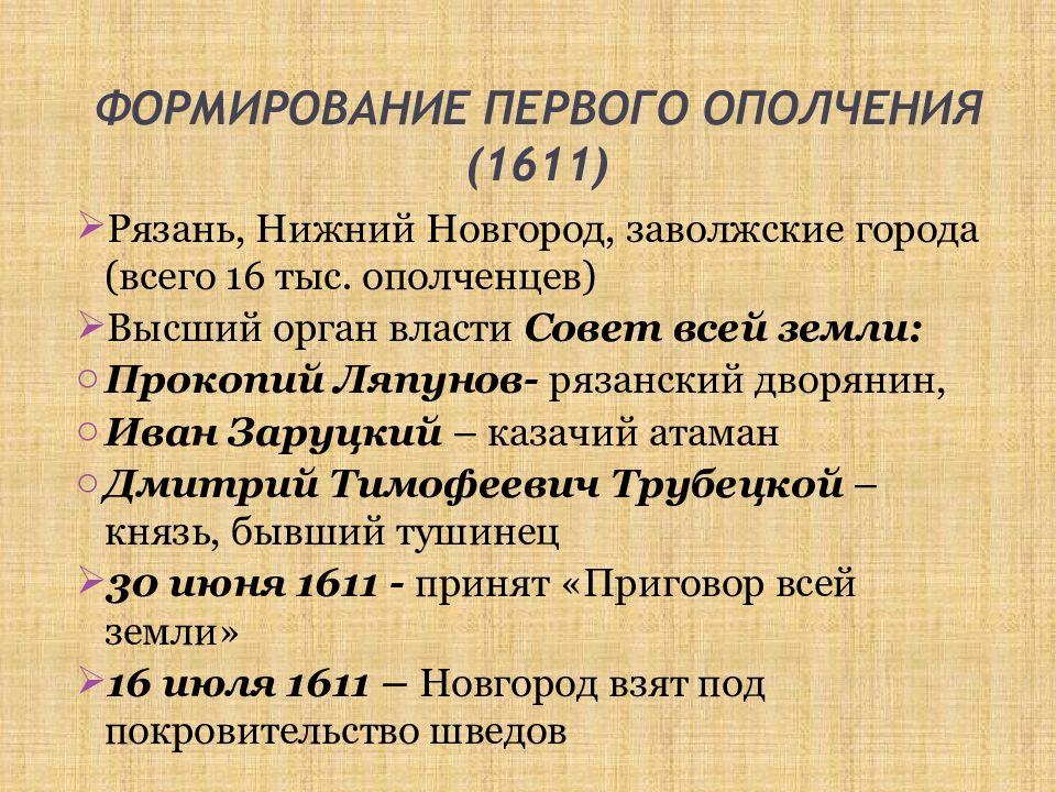 Ополчение карта. Формирование первого земского ополчения. Первое ополчение в Смутное время. Ополчение 1611. Первого ополчения 1611.