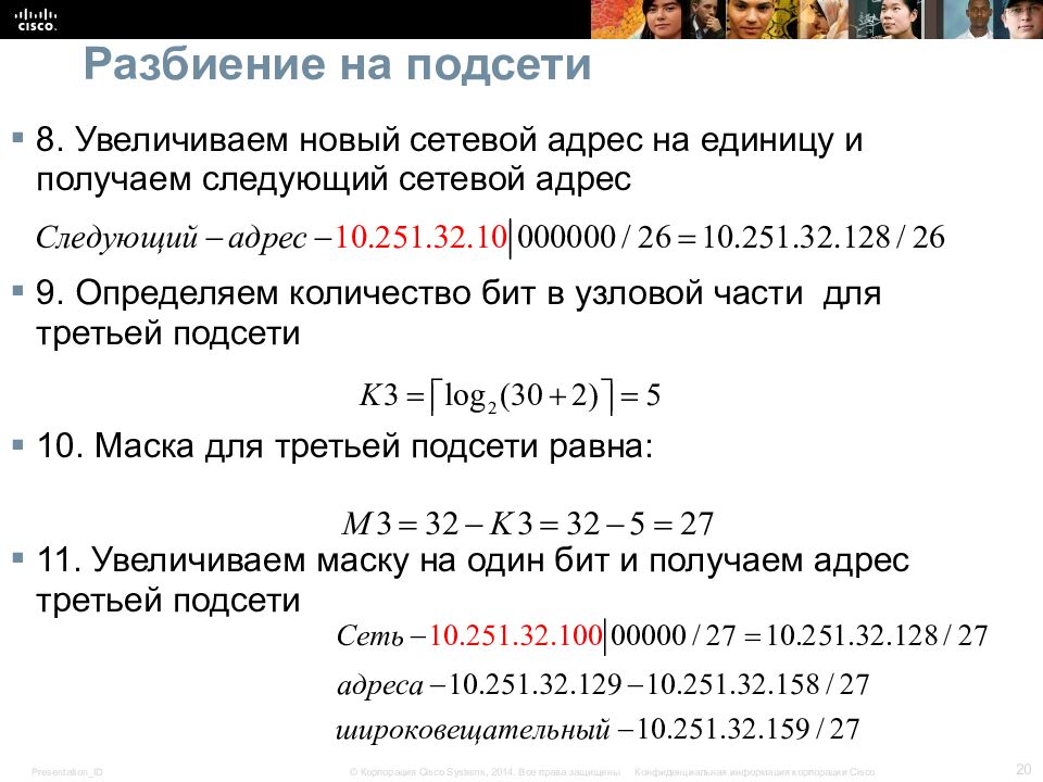 Разбиение на подсети