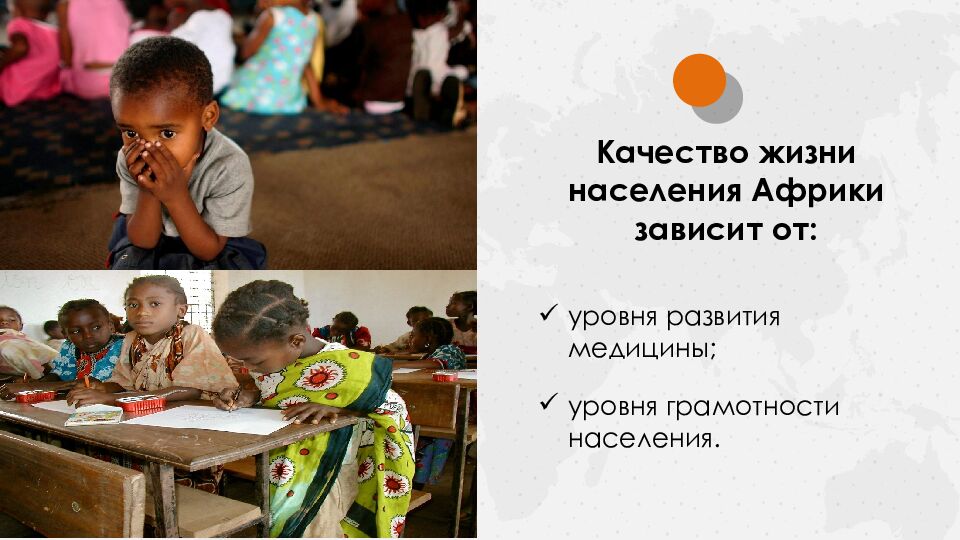 Тема урока: Население Африки 7 класс