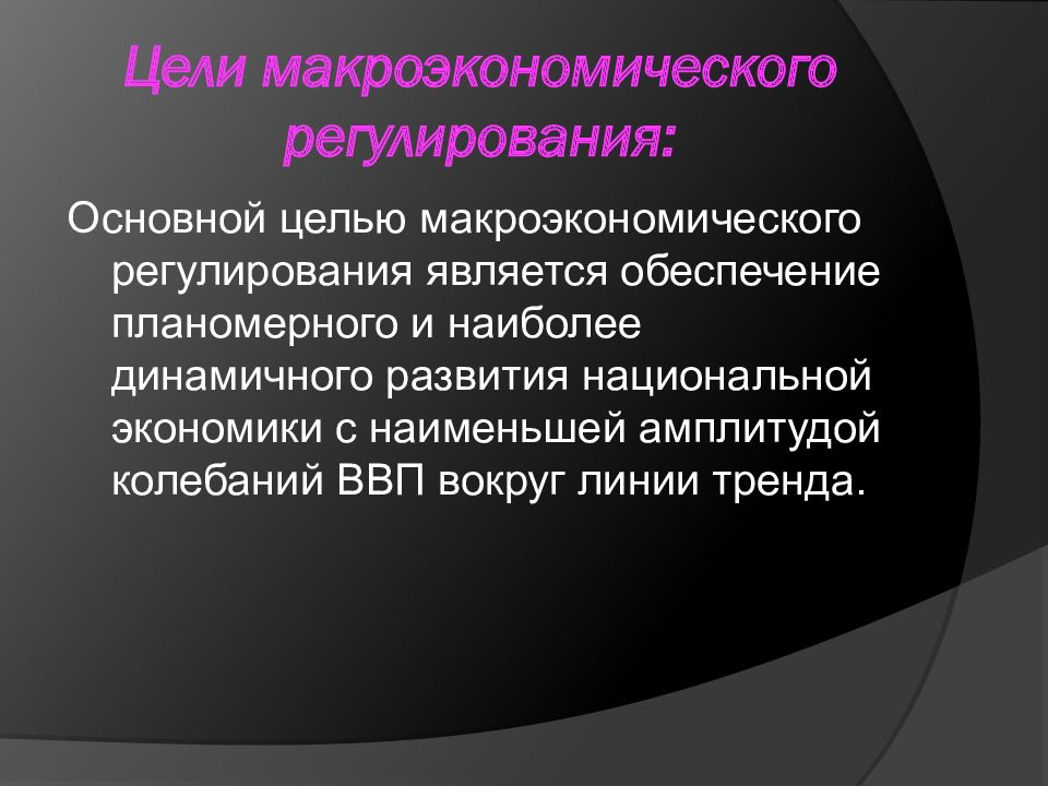 Макроэкономическая нестабильность сущность и основные проявления презентация