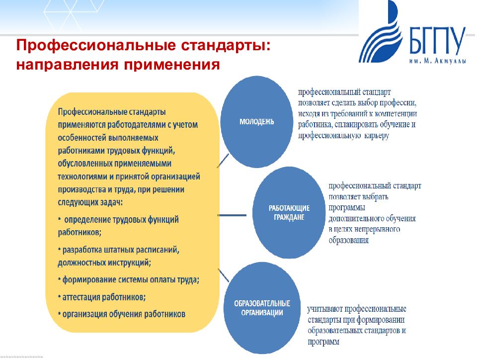 Профессиональный стандарт организация