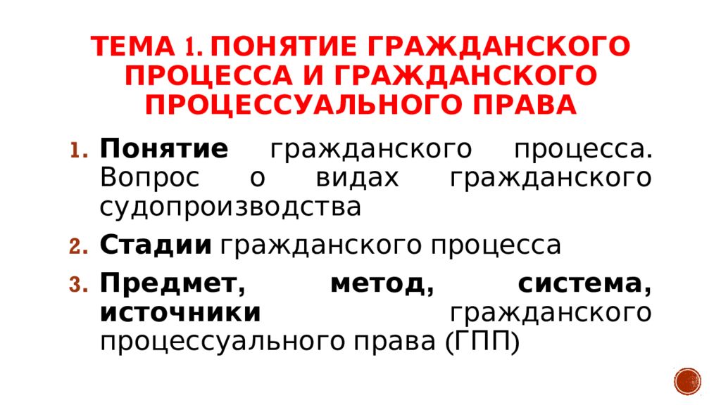 Гражданское процессуальное право картинки