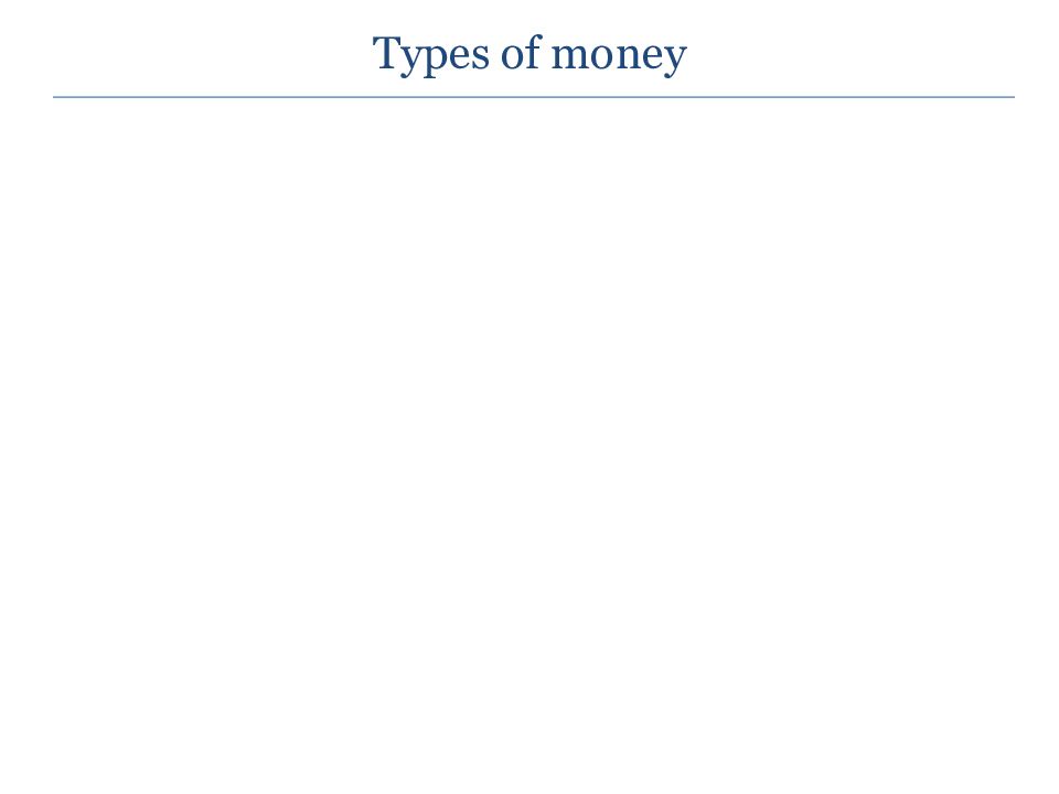 Types of money