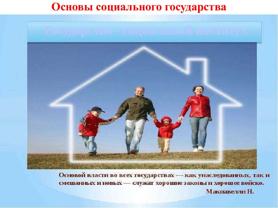Основы социального государства