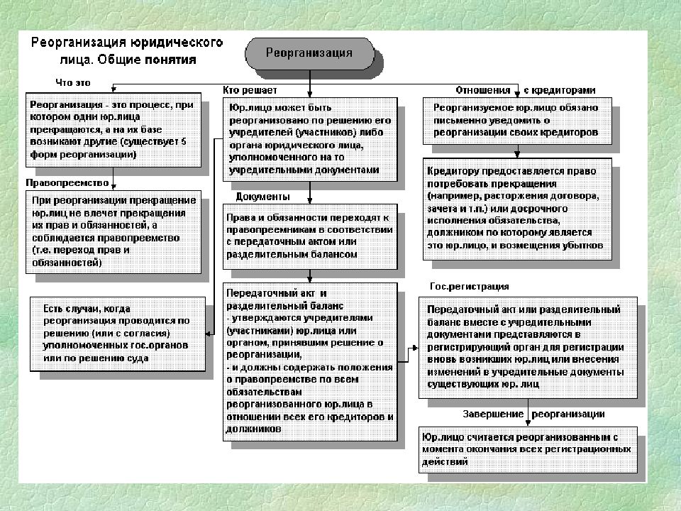 Прекращение предпринимательской деятельности презентация