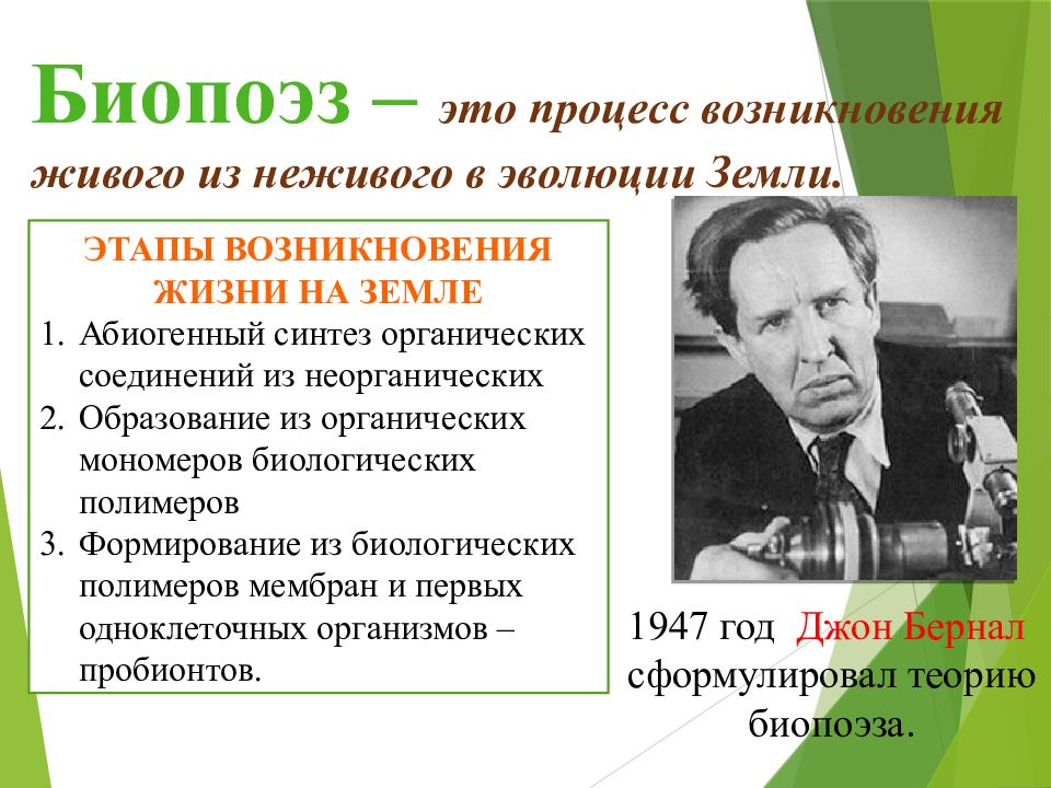 Процесс происхождения. Теория биопоэза Бернала. Джон Десмонд Бернал биопоэз. Гипотеза биопоэза Дж.Бернала. Бернал теория возникновения жизни.