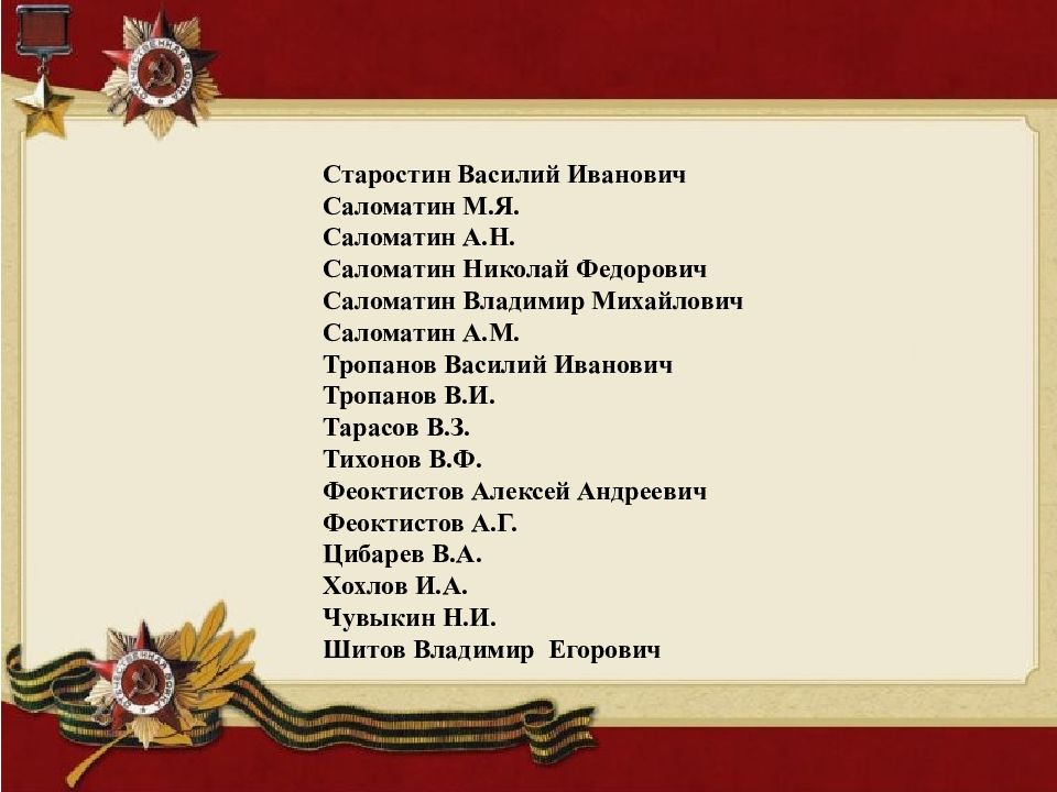 тропы памяти