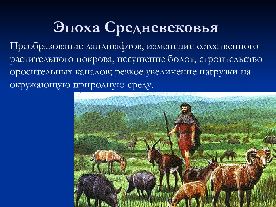 Антропогенное воздействие на природу презентация