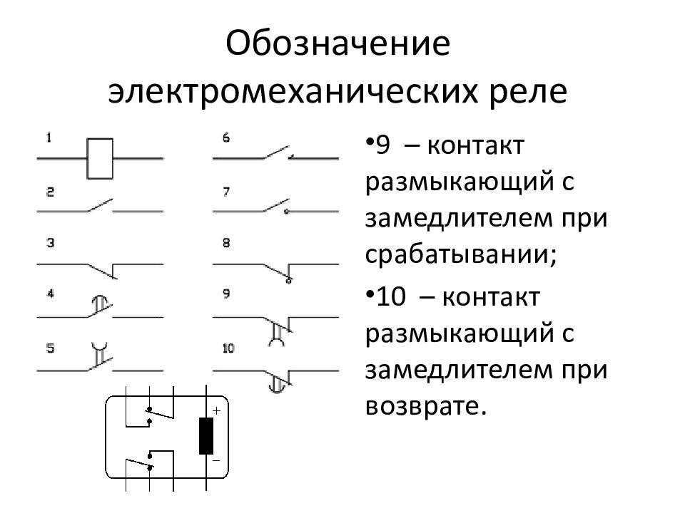 Контакт на схеме