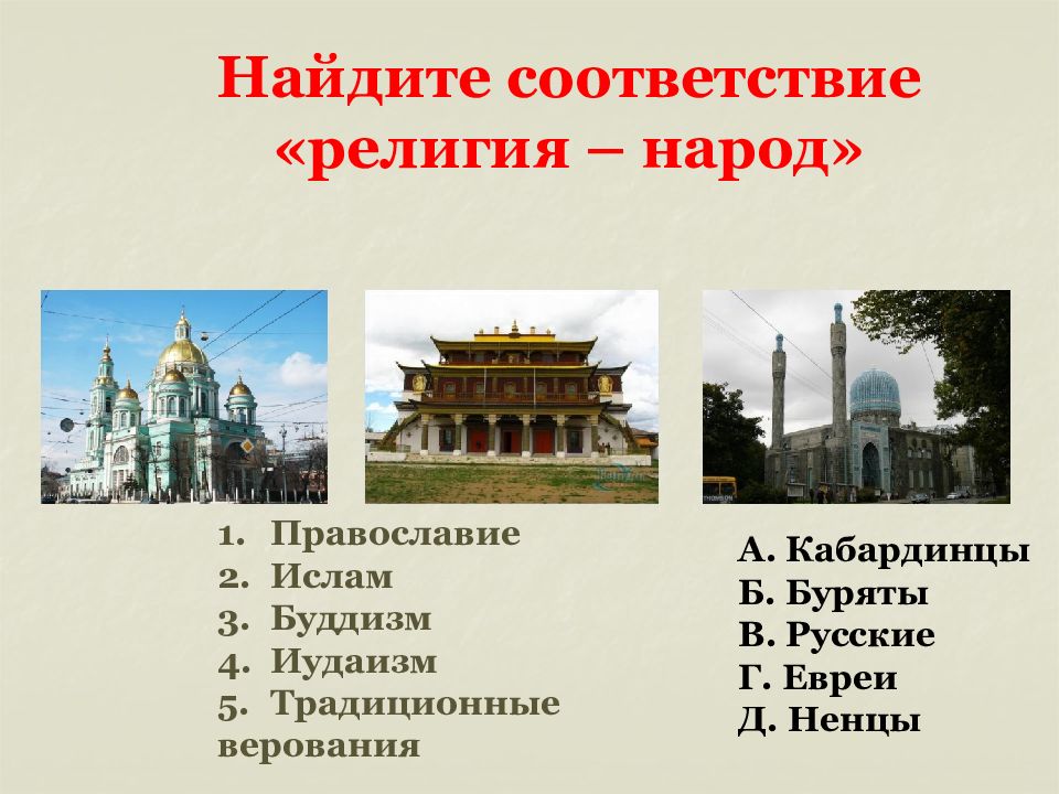 Найдите соответствия изображения храма и принадлежность к религиозному верованию ответ