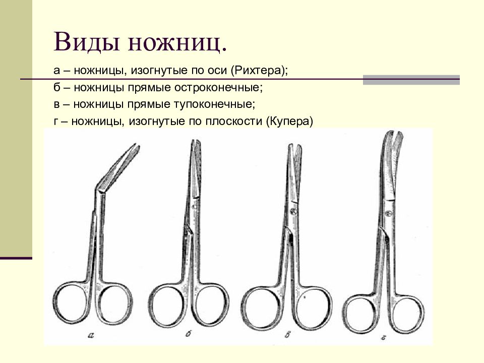 Хирургические ножницы — Википедия