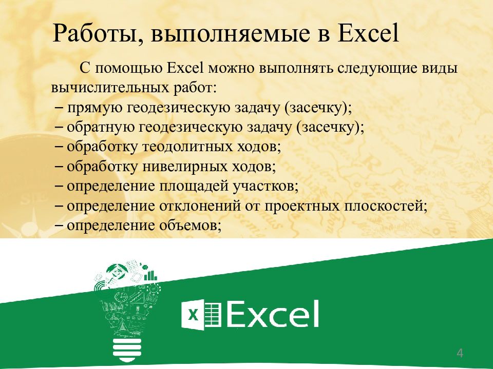 Современные программные продукты, используемые в геодезическом