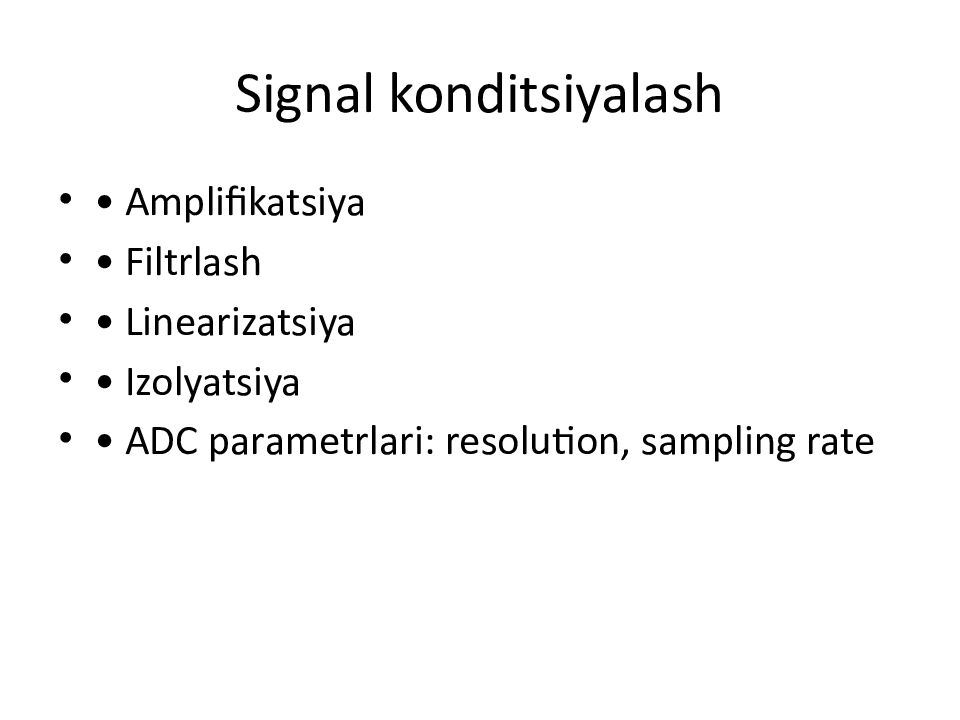 Signal konditsiyalash