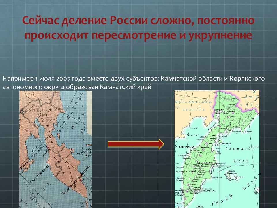 Административно территориальное устройство субъектов рф презентация