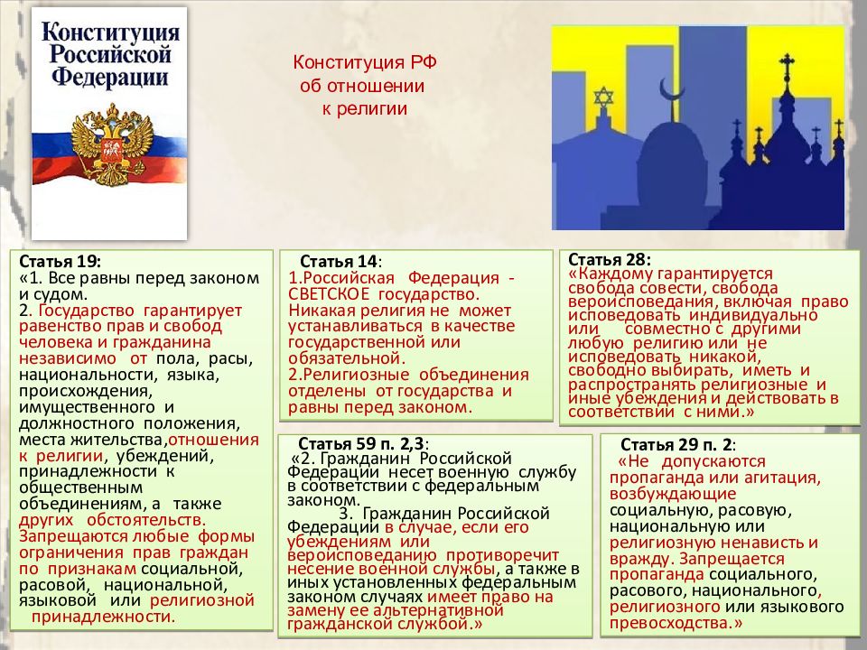 План общество религия