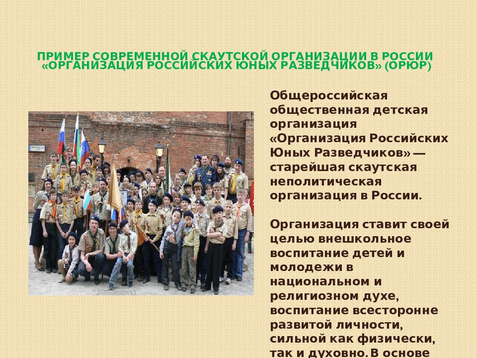 Молодежные общественные организации россии