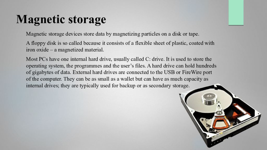 Storage devices презентация