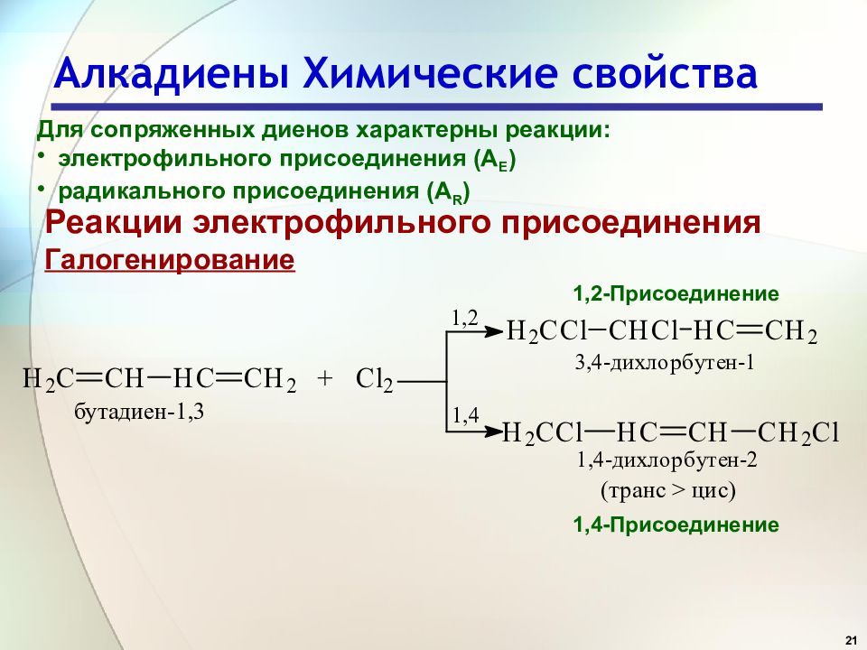 Бутадиен водород реакция. Алкадиены присоединение 1.2 1.4. Алкадиены 1 2 присоединение. Реакции электрофильного присоединения алкадиенов. 1 4 И 1 2 присоединение алкадиенов.