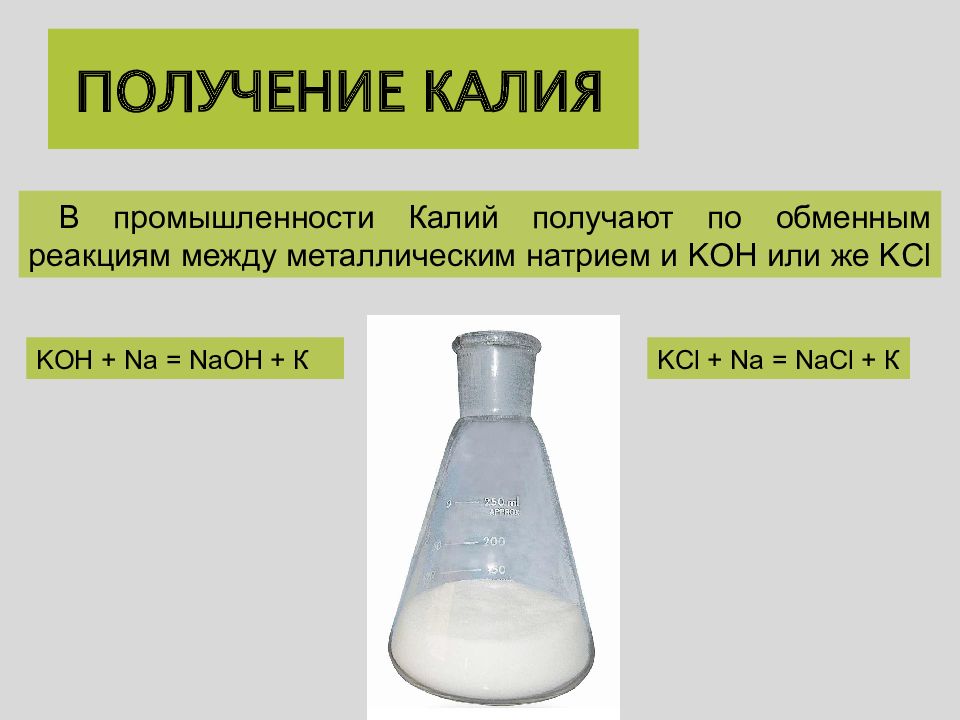 Презентация на тему калий