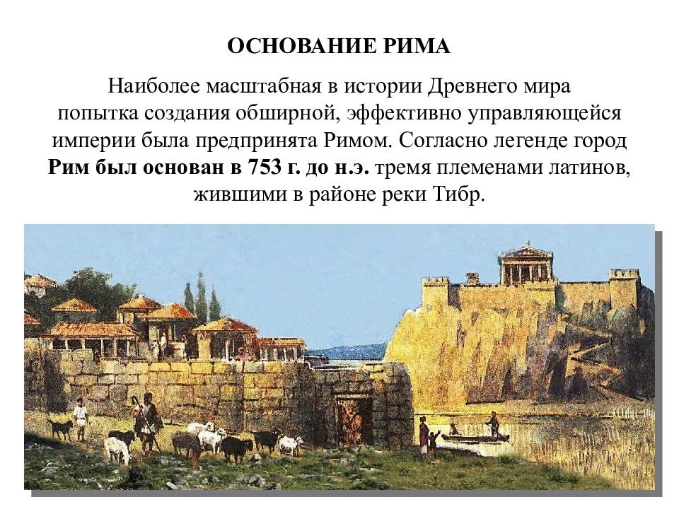 Презентация история рима