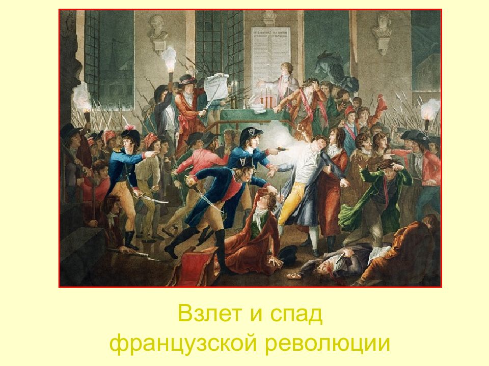 Взлет и спад французской революции