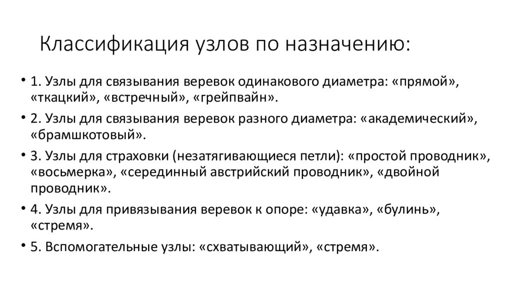 Классификация узлов. Классификация туристских узлов. Классификация узлов по назначению. Узелок классификация. Назначение туристических узлов.