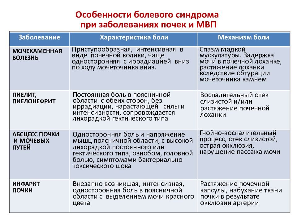 Заболевания почек 8 класс презентация