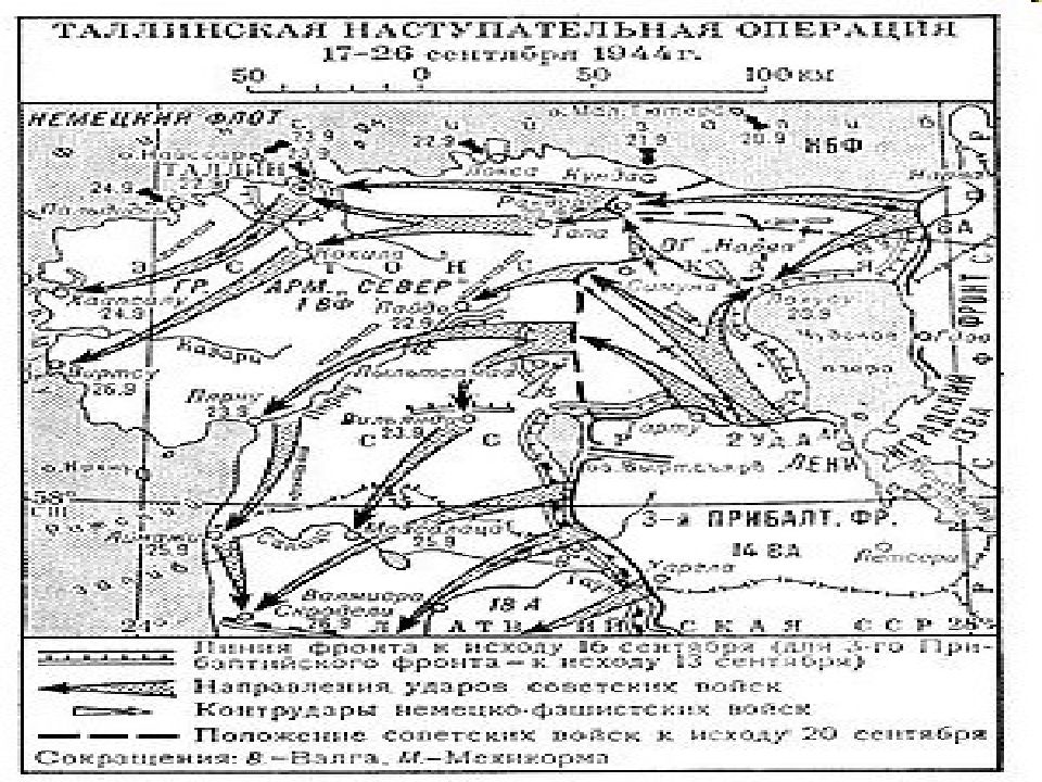 Карта сталинские удары